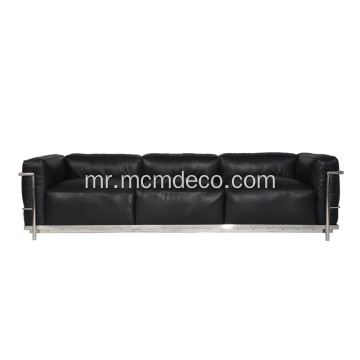 ले कॉर्बुझियर एलसी 3 ग्रँड मॉडेल थ्री-सीट सोफा